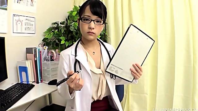 Asian nurse has dirty plans with the patient's big dick