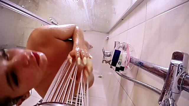 Hotel Hiden camera catch Fit Couple during steamy hot fucking in the shower