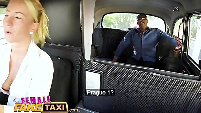 Female Fake Taxi Big black cock stretches Licky Lex sweet Czech pussy