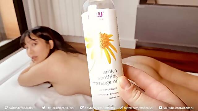 OBOKOZU - Relaxing With Some Oily Massage Session! Lets Enjoy Some Sex Babe!