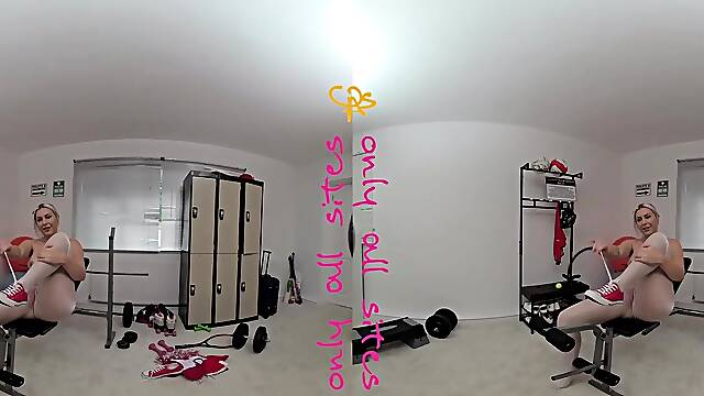 Emo teen on solo webcam masturbation
