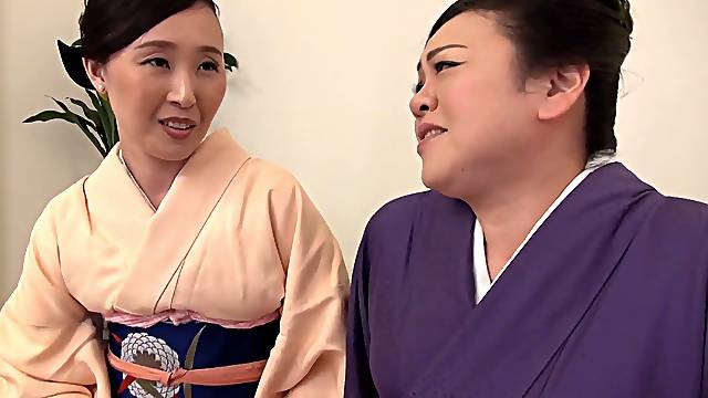 Japanese chick gets her pussy pleasured by her friend Uekawa Haruko