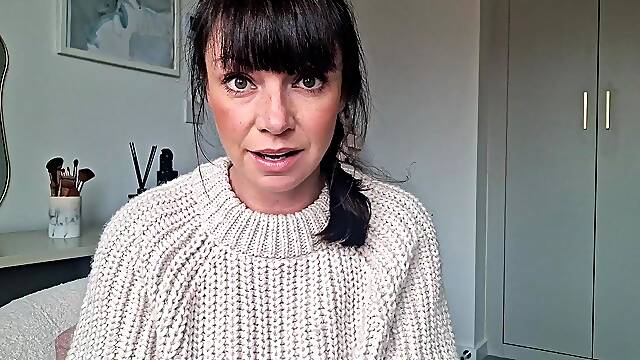 Cute amateur brunette gives pov blowjob and fuck