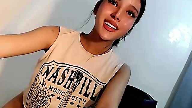 Curly Blonde Teen Records Solo Dildo Masturbation More at