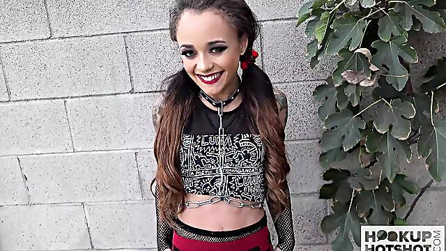 Goth Latina Holly Hendrix's Wild & Raw Backdoor Wrecking!