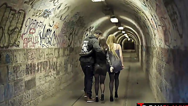 Busty Kasia Nord Fucked By Horny BBC In The Tunnel