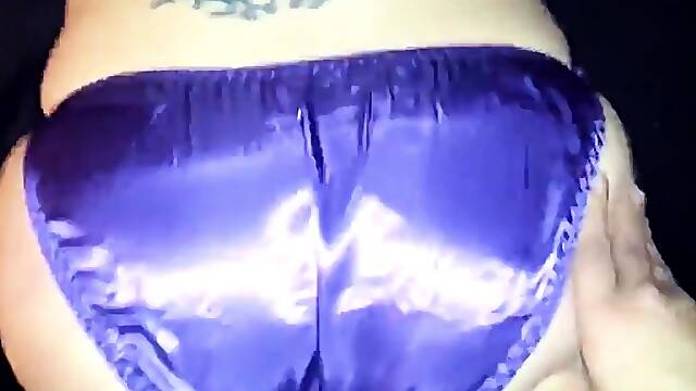 Amateur Hour in Purple Satin