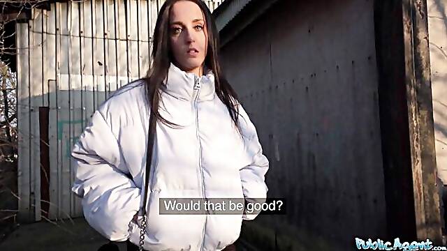 Public Agent - brunette scene