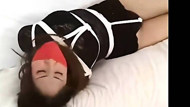 Sexy Asian Girl Bound, Gagged and Groped