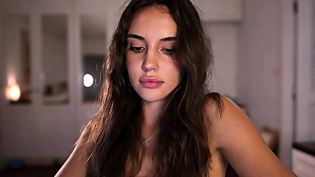 Teen Cute Italian Brunette Solo At