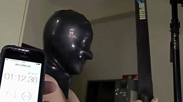 Rubber mask breathplay