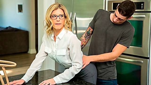 Cory Chase makes her sons friend earn his stay