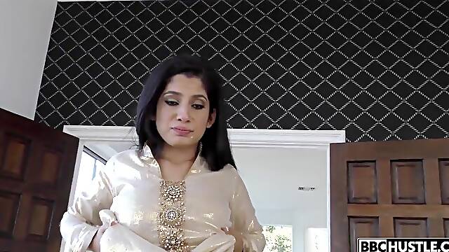 Arab babe Nadia Ali gets fucked by big black cock