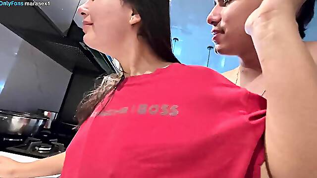 MaRaSexx Creampies Clothed Roommate After Dress Switch