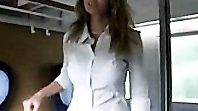 Hot Slut Fucked in Train