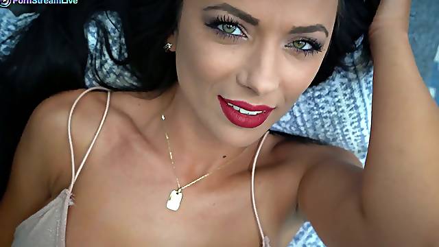Green eyed Romanian MILF with big tits loves anal sex and big cocks