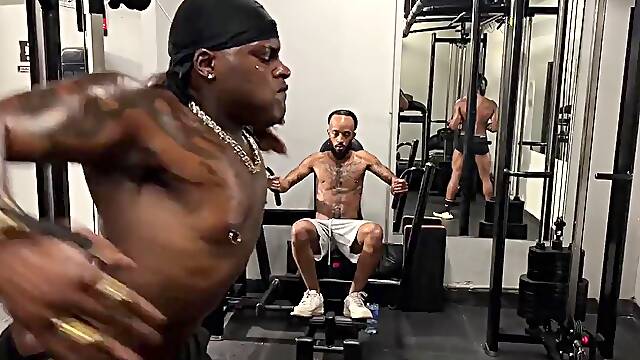 Brazilian Bareback Gym Orgy
