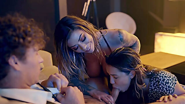Karma Rx teaches sweet Alina Lopez to have sex with a stallion