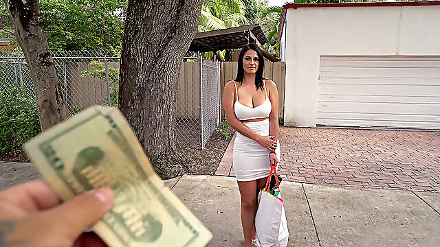 We flashed some dough and got Cristal Caraballo to hop on the bus