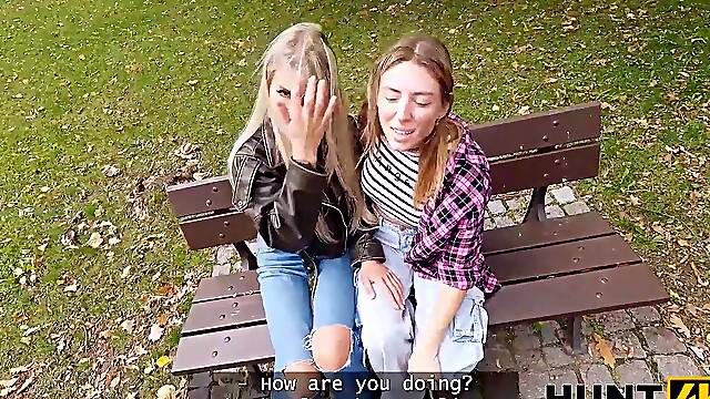 Babe didn’t see a problem to fuck on a interview in front of her girlfriend. Hot sex with Stanley Johnson