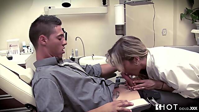 Erica Fontes playing the blonde dentist, Portuguese babe Erica Fontes has a second career as a...