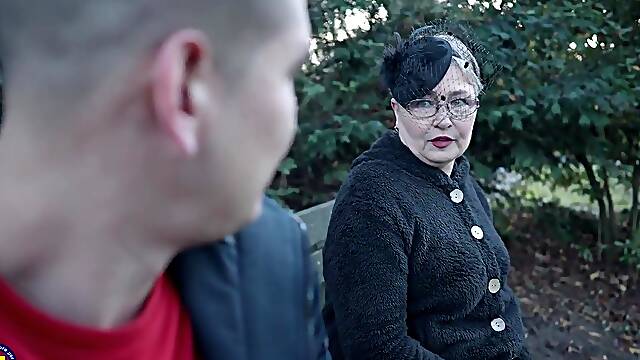 Granny Petra Takes Home A Young Stranger For Steamy Hot Sex!