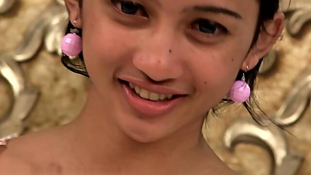 LadyboyGold Movie: Pink Femboy Pajamas Creampie