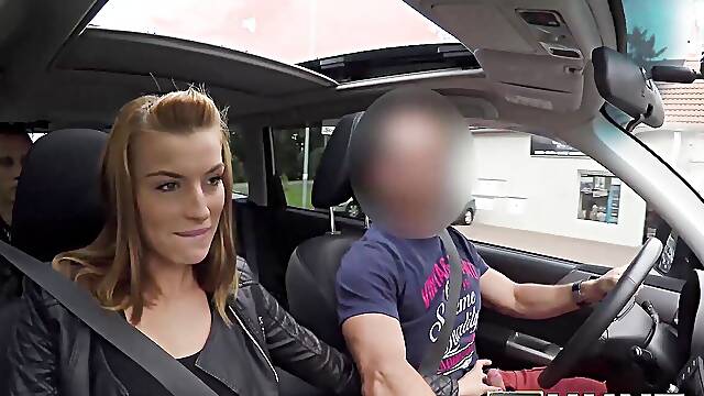 Stunning vixen pounded while her boyfriend watches