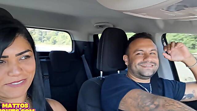 Mattos Couples Wedding Anniversary: Lukas Becomes a Cuckold and Lets Nicoly Fuck a Stranger at the Motel!