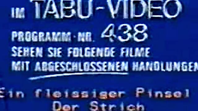 Vintage 70s german - Tabu Film trailer show - cc79