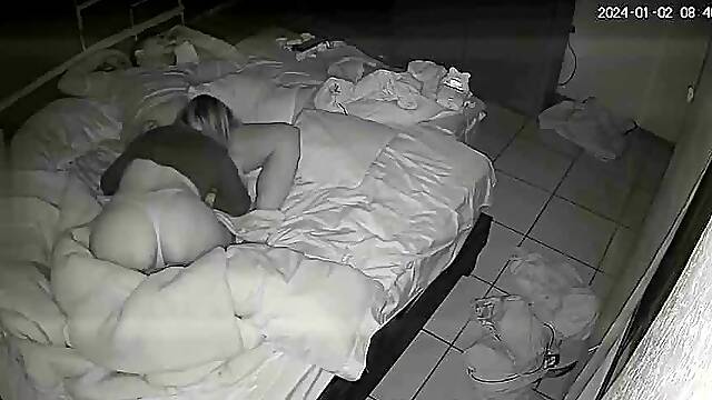 IPCAM – Bad Latin parents fuck in their bed