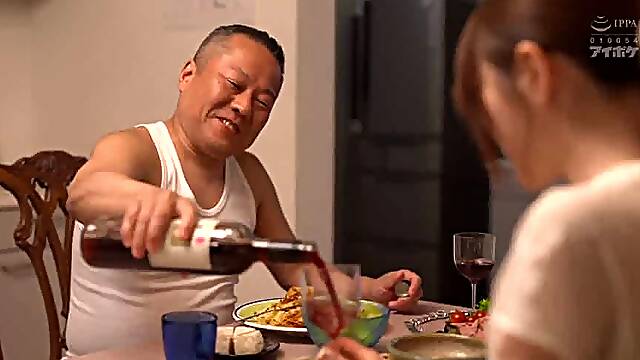 My father in law's tongue licking technique keeps making me cum 1of5