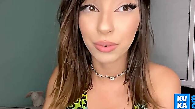 Submissive Latina Teen: Solo JOI Role-Play with Footjob