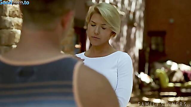 Kit Mercer is secretly having sex with her step- son, because it feels so fucking good