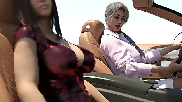 Futanari teacher dominates students in classroom carnage
