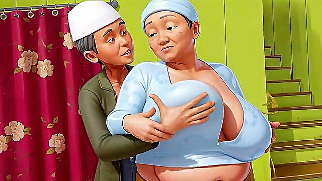 Sexy Older Womans Lewd Fantasies Come True in CartoonXXX