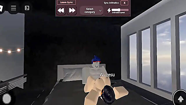 Roblox gamer gets his cock sucked and ass fucked by a horny pumpkin