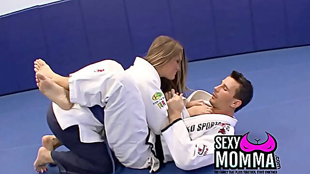 Gym loving blonde Megan Fenox picked up her personal trainer
