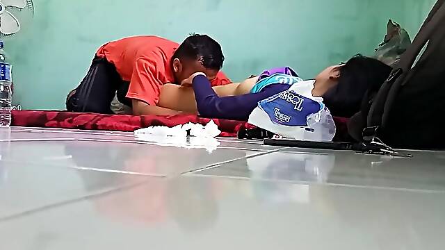 Indonesian couple gets intimate in their apartment