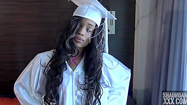 Chloe Wright In Choles Graduation