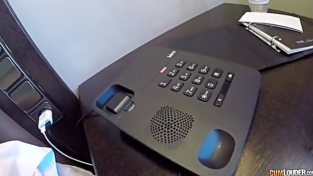 Asshole hotel maid fucks for money