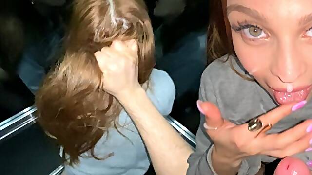 I Fuck My Neighbor Stucked In The Elevator And Ends With Her Face Full Of Cum Argentina