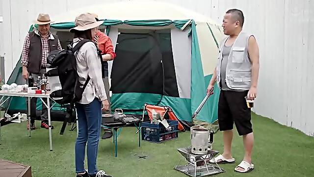 Synnful Japanese Wife Gangbanged And Creampied Repeatedly By Older Men In C@mp (CENSORED) [ENG SUB]