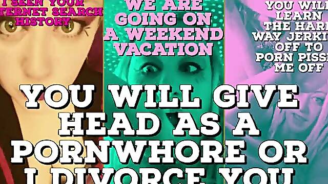 Seen Your Search History You Will Be My Pornwhore or I Divorce You