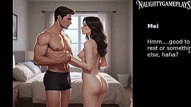 Wifes Dare 01 By Hot_Scorpion - Married Couple Has Passionate Sex - 3D Game