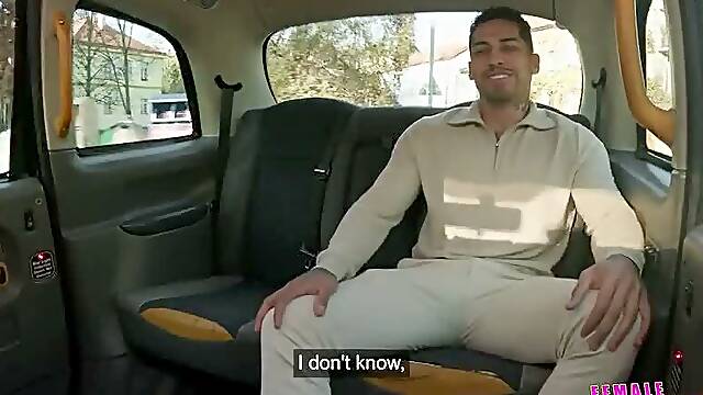 Female Fake Taxi - Cheeky Scottish girl Samantha Joiner hot sex with big dick Latino hunk