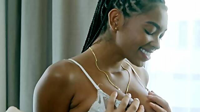 Ebony babe face sitting lucky guy - Barbie Rous & Jason Carrera