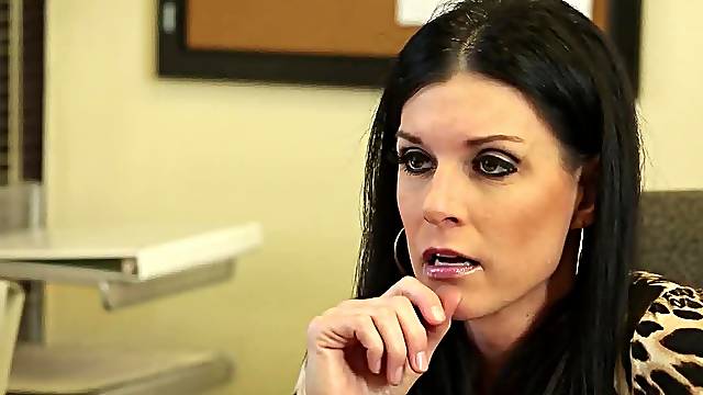 India Summer wants cock in the office and she gets it