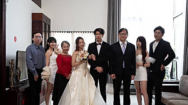 Sublime Chinese cutie gets to cuck her stupid groom