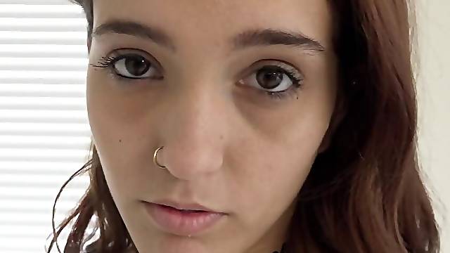 Innocent teen with small tits blackmailed into taboo sex